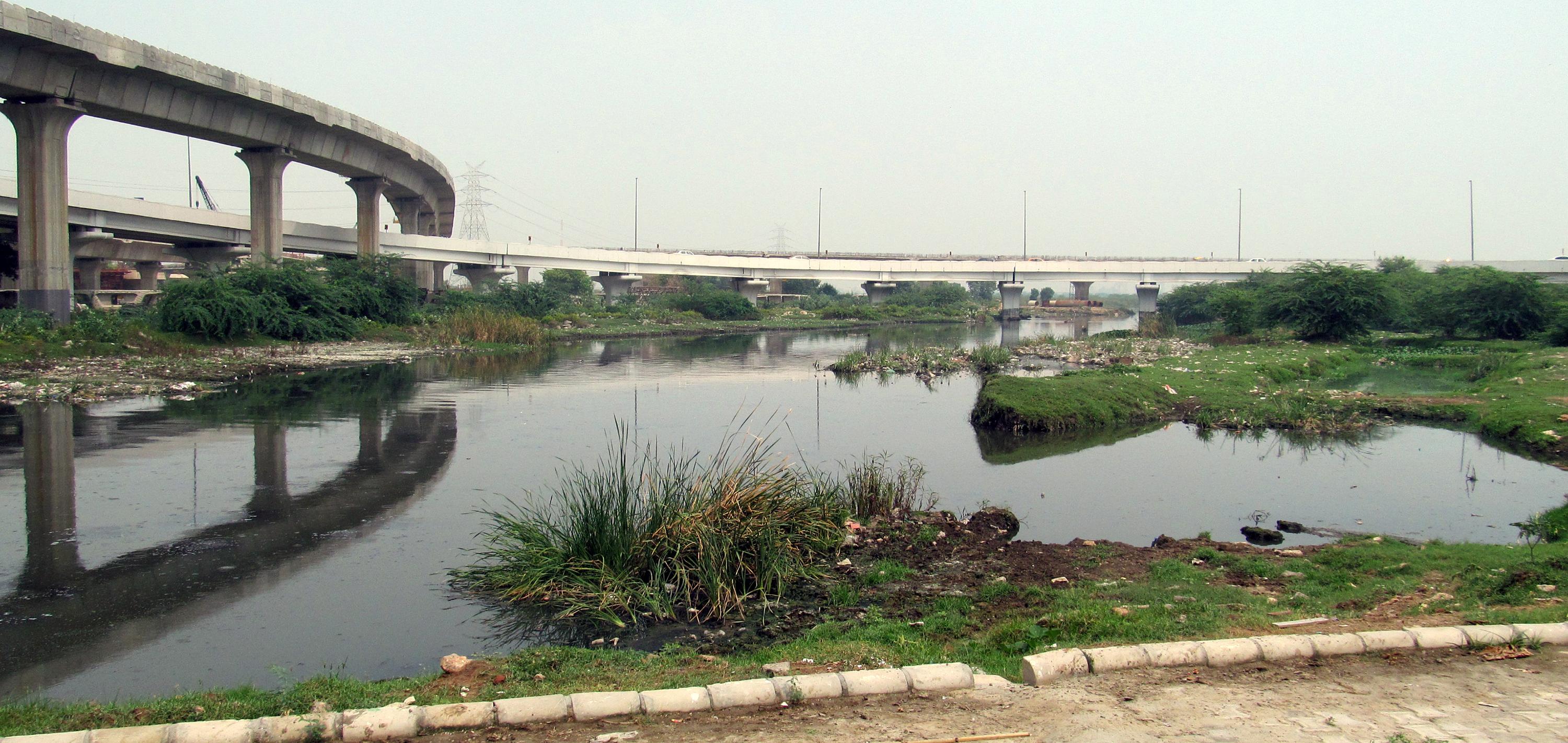 Barrapullah an open drain