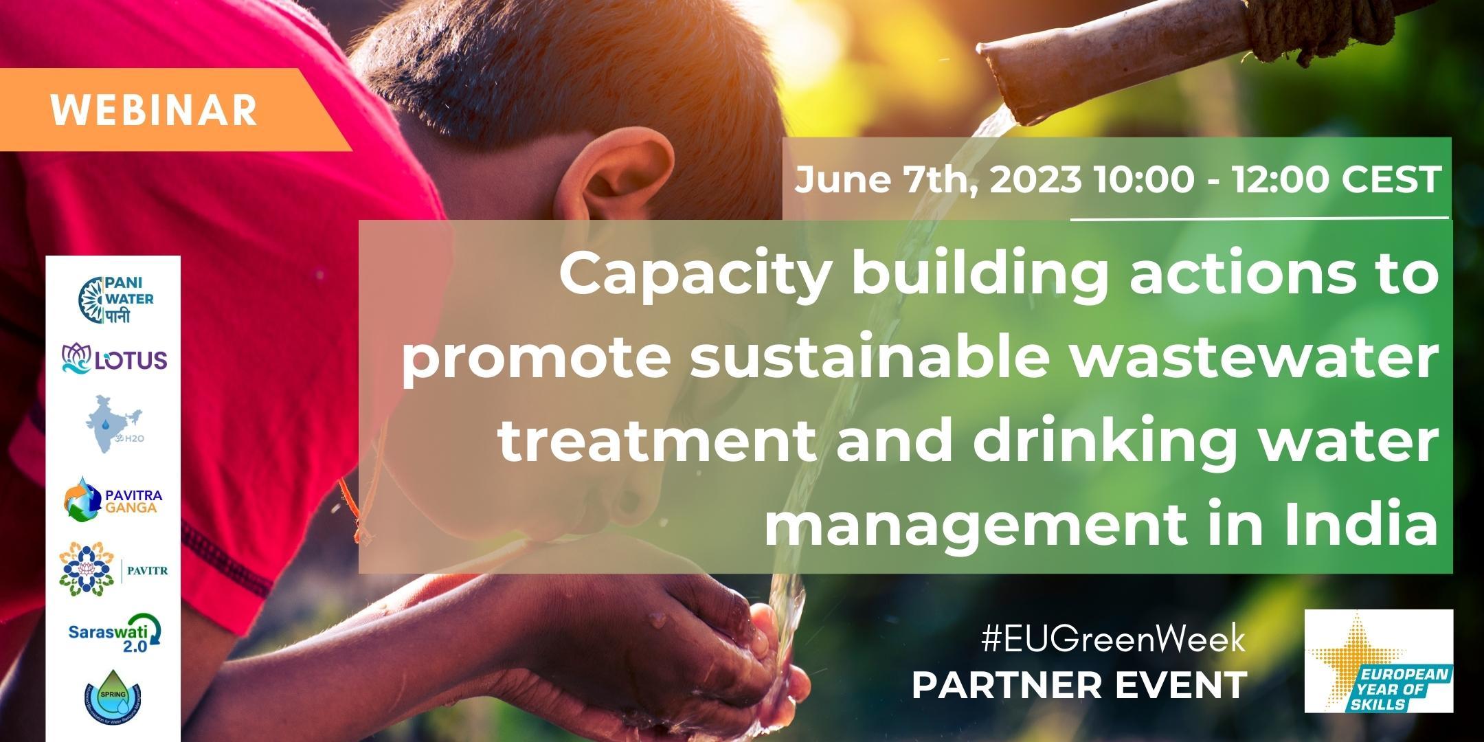EU India Water Projects Webinar 8 June 2023 EU India Water Projects Webinar 8 June 2023